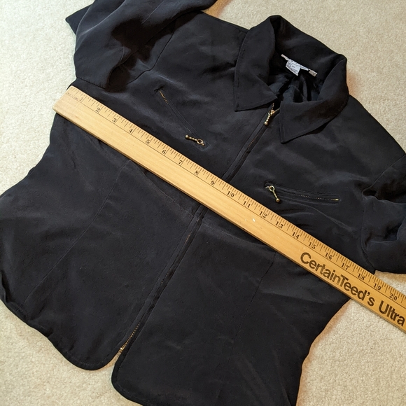 Allison Taylor black zipper jacket - Picture 14 of 15